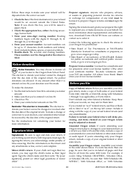 Instructions for Form OR-40, 150-101-040 Oregon Individual Income Tax Return for Full-Year Residents - Oregon, Page 26