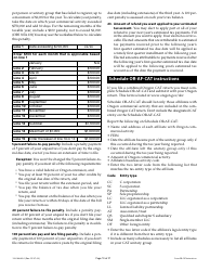 Instructions for Form OR-CAT, 150-106-003 Oregon Corporate Activity Tax Return - Oregon, Page 10
