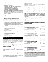 Instructions for Form OR-CAT, 150-106-003 Oregon Corporate Activity Tax Return - Oregon, Page 5