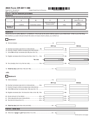 Form OR-E911-988 (150-603-001) Oregon E911/988 Quarterly Tax Return - Oregon, Page 2