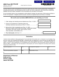 Form OR-PTD-RF (150-490-028) Property Tax Deferral Recertification Form - Oregon, Page 3