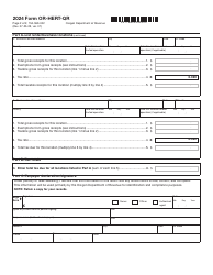 Form OR-HERT-QR (150-553-002) Oregon Heavy Equipment Rental Tax Quarterly Return - Oregon, Page 2