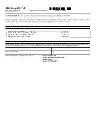 Form OR-TLT (150-604-012) Oregon Transient Lodging Tax Quarterly Return - Oregon, Page 2