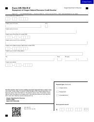 Form OR-706-R-V - Fill Out, Sign Online and Download Fillable PDF ...