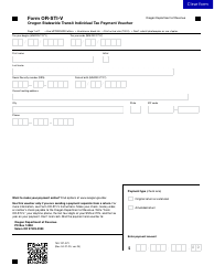 Document preview: Form OR-STI-V (150-101-072) Oregon Statewide Transit Individual Tax Payment Voucher - Oregon