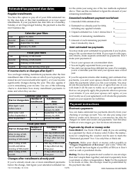 Form OR-ESTIMATE (150-101-026) Oregon Estimated Income Tax Instructions - Oregon, Page 5