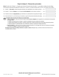 Instrucciones para Formulario OR-W-4, 150-101-402-5 Declaracion De Retenciones Y Certificado De Exencion De Oregon - Oregon (Spanish), Page 6
