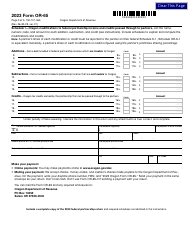 Form OR-65 (150-101-065) Oregon Partnership Income Return - Oregon, Page 3
