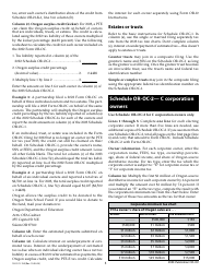 Instructions for Form OR-OC, 150-101-154 Oregon Composite Return - Oregon, Page 5