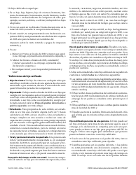 Instrucciones para Formulario 150-101-500-5 Anexo OR-EIC-ITIN-SP Credito Por Ingreso Del Trabajo De Oregon Para Los Declarantes Que Utilizan Numero De Identificacion Personal Del Contribuyente - Oregon (Spanish), Page 2