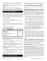 Instrucciones para Formulario 150-101-500-5 Anexo OR-EIC-ITIN-SP Credito Por Ingreso Del Trabajo De Oregon Para Los Declarantes Que Utilizan Numero De Identificacion Personal Del Contribuyente - Oregon (Spanish), Page 4