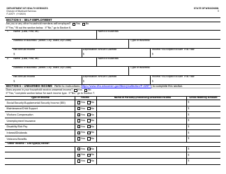 Form F-22571 Caretaker Supplement Application - Wisconsin, Page 3
