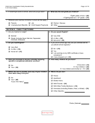 Form F-01118 Child Care Coordination Family Questionnaire - Wisconsin, Page 2