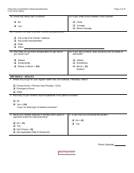 Form F-01118 Child Care Coordination Family Questionnaire - Wisconsin, Page 4