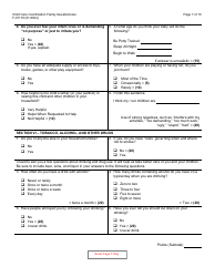 Form F-01118 Child Care Coordination Family Questionnaire - Wisconsin, Page 7
