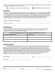 Pet Shop License Application - Kansas, Page 2
