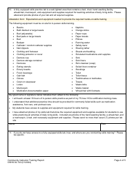 DSHS Form 02-743 Community Instructor Training Report - Washington, Page 4