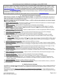 DSHS Formulario 18-398 Notificacion De Sobrepago Al Cliente - Washington (Spanish), Page 2