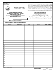 Document preview: NRC Form 831A Report of Export - Continuation Sheet