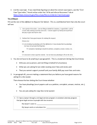 Form FEE101 Instructions - Request to Waive Court Fees and Costs (In Forma Pauperis) - Minnesota, Page 4