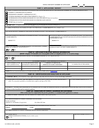 VA Form 22-5490 Dependents&#039; Application for VA Education Benefits, Page 3