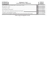 Form 458 Schedule I Income Statement - Nebraska, Page 2