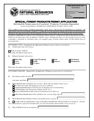 Special Forest Products Permit Application - Pacific Cascade Region - Washington (English/Spanish), Page 2