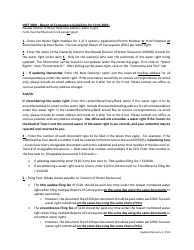 Document preview: Instructions for Form 3001 Report of Conveyance - Nevada