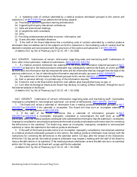 Marketing Code of Conduct Annual Filing Form - Nevada, Page 10