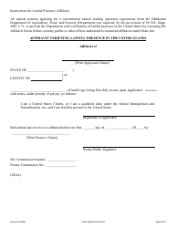 Form AEMS115 Concentrated Animal Feeding Operation (Cafo) Application - Oklahoma, Page 4