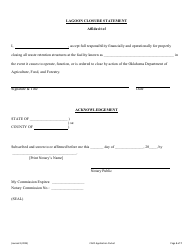 Form AEMS115 Concentrated Animal Feeding Operation (Cafo) Application - Oklahoma, Page 5