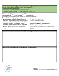 Application Form - Agriculture Energy Systems Pilot Program - Prince Edward Island, Canada, Page 2