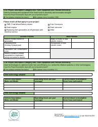 Application Form - Agriculture Energy Systems Pilot Program - Prince Edward Island, Canada, Page 4