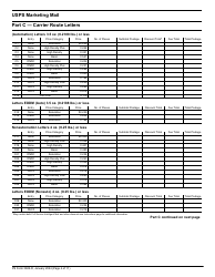 PS Form 3602-R Postage Statement - USPS Marketing Mail, Page 4