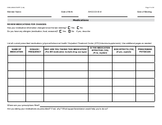 Form DDD-2089A Ddd Person Centered Service Plan - Arizona, Page 11