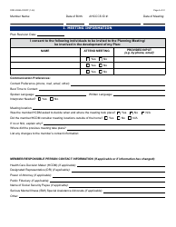 Form DDD-2089A Ddd Person Centered Service Plan - Arizona, Page 2
