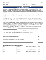 Form DDD-2089A Ddd Person Centered Service Plan - Arizona, Page 35