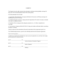 Sample Operators Agreement - Business Enterprise Program (Bep) - Arizona, Page 4