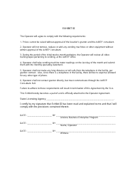 Sample Operators Agreement - Business Enterprise Program (Bep) - Arizona, Page 5