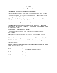 Sample Operators Agreement - Business Enterprise Program (Bep) - Arizona, Page 7