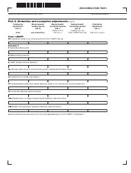 Schedule R/NR Resident/Nonresident Worksheet - Massachusetts, Page 3