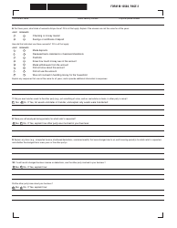 Form M-12508 Massachusetts Questionnaire for Non-requesting Spouse - Massachusetts, Page 2