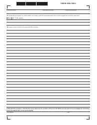 Form M-12508 Massachusetts Questionnaire for Non-requesting Spouse - Massachusetts, Page 3