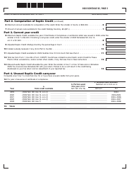 Schedule SC Septic Credit for Repairing or Replacing a Failed Cesspool or Septic System - Massachusetts, Page 2