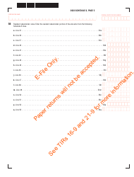 Schedule S S Corporation Distributive Income - Massachusetts, Page 6