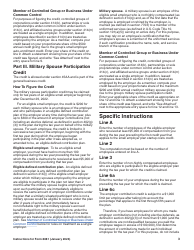 Instructions for IRS Form 8881 Credit for Small Employer Pension Plan Startup Costs, Auto-enrollment, and Military Spouse Participation, Page 3