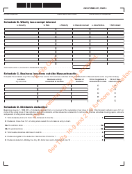 Form 63-FI Financial Institution Excise Return - Massachusetts, Page 5
