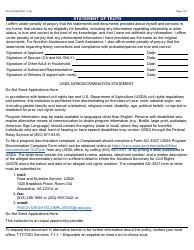 Form FAA-0001B Application for Benefits Addendum - Arizona, Page 7