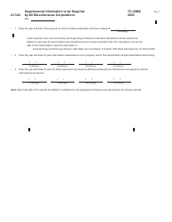 Form TC-20MC Utah Tax Return for Miscellaneous Corporations - Utah, Page 2