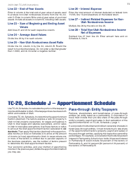 Instructions for Form TC-20S Utah S Corporation Return - Utah, Page 13